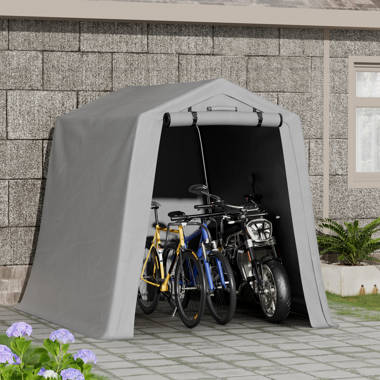 Compact bike storage online shed